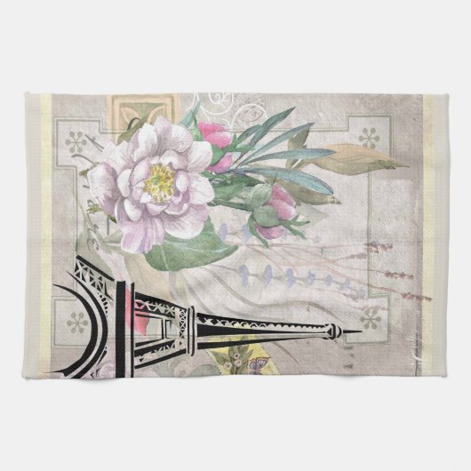 Illustratie  bloem- en oliefabriek theedoek (Horizontaal)