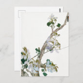 Illustratie bloemen briefkaart (Voorkant / Achterkant)