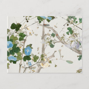 Illustratie  bloemen briefkaart