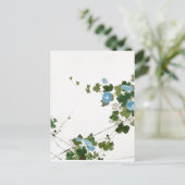 Illustratie  bloemen briefkaart (Staand voorkant)