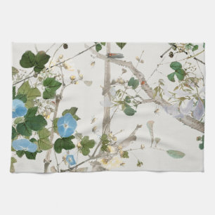 Illustratie  bloemen theedoek