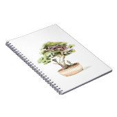 Illustratie Bonsai-boom Notitieboek (Rechterzijde)