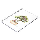 Illustratie Bonsai-boom Notitieboek (Linkerzijde)