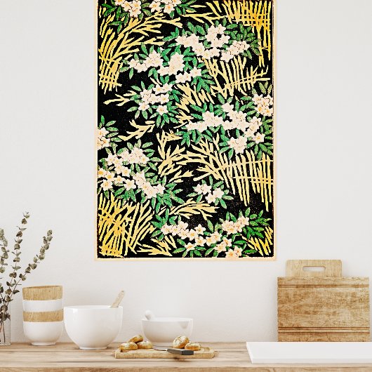 Illustratie bos poster (Keuken)