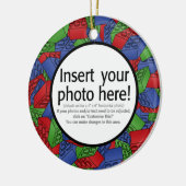 Illustratie bouwblokken - ENKELVOUDIG Keramisch Ornament (Links)