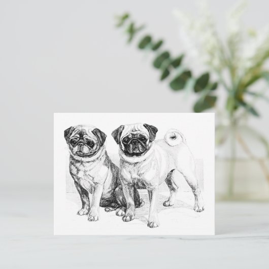 illustratie briefkaart (Staand voorkant)