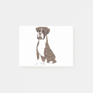 Illustratie Brindle Boxer Post-it® Notes