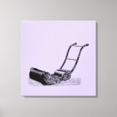 ILLUSTRATIE British Lawn Mower Kies C Canvas Afdruk (Voorkant)