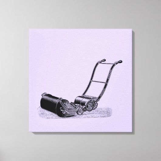 ILLUSTRATIE British Lawn Mower Kies C Canvas Afdruk (Voorkant)