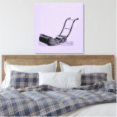 ILLUSTRATIE British Lawn Mower Kies C Canvas Afdruk (Insitu (Slaapkamer))