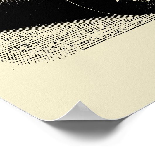  ILLUSTRATIE British Lawn Mower Monogram P Poster (Hoek)