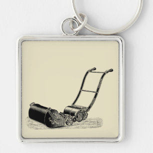  ILLUSTRATIE British Lawn Mower Sleutelhanger