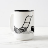  ILLUSTRATIE Britse grasmaaier Mok (Voorkant links)