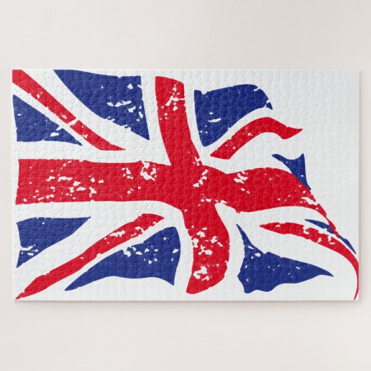 Illustratie Britse vlag Kunst Legpuzzel (Horizontaal)