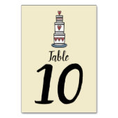 Illustratie bruilofttafel bruiloft kaart (Achterkant)