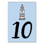 Illustratie bruilofttafel bruiloft kaart (Achterkant)