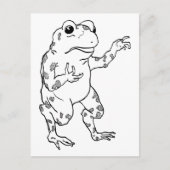 Illustratie Bullfrog Briefkaart (Voorkant)