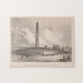 Illustratie  Bunker Hill Monument (1848) Legpuzzel (Horizontaal)