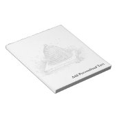  illustratie | BW | Bijenkorf Notitieblok (Schuin)