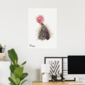 Illustratie  Cactus Poster (Thuiskantoor)