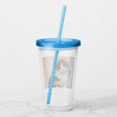  illustratie Calico Kitten Acryl Drinkbeker (Achterkant)