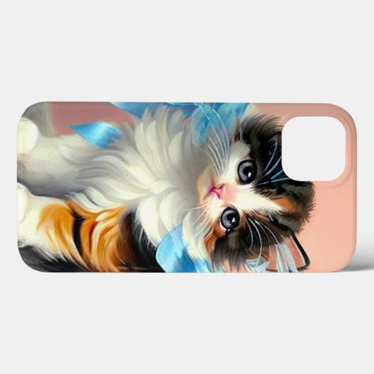illustratie Calico Kitten Case-Mate iPhone Case (Achterkant (horizontaal))