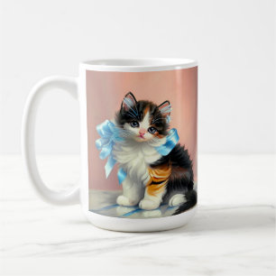 illustratie Calico Kitten Koffiemok