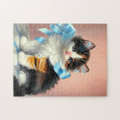 illustratie Calico Kitten Legpuzzel (Horizontaal)