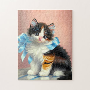  illustratie Calico Kitten Legpuzzel