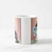  illustratie Calico Kitten Magische Mok (Center)