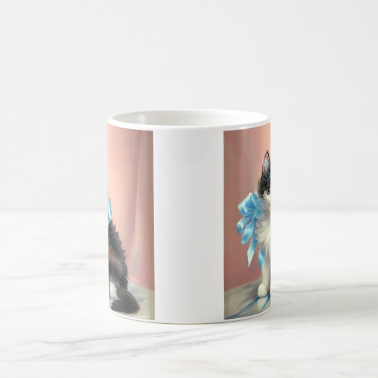 illustratie Calico Kitten Magische Mok (Center)