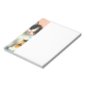 illustratie Calico Kitten Notitieblok (Linkerzijde)