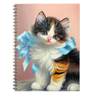 illustratie Calico Kitten Notitieboek