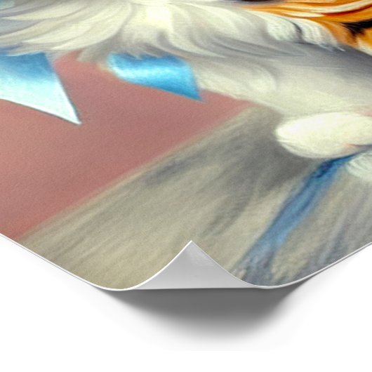  illustratie Calico Kitten Poster (Hoek)