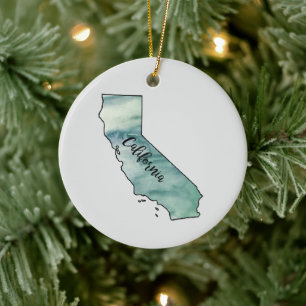 Illustratie Californische staatsindeling Keramisch Ornament