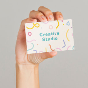 Illustratie Cartoon Grafische Creatieve Stijl Visitekaartje