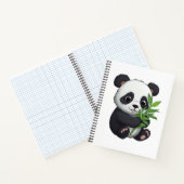 illustratie cartoon panda notitieboek (Binnen)