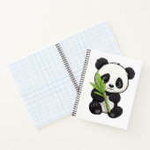 illustratie cartoon panda notitieboek (Binnen)