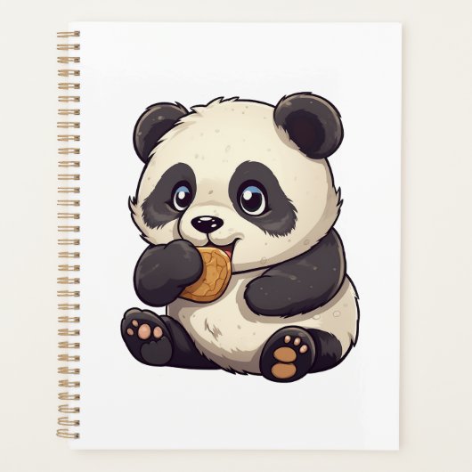 illustratie cartoon panda planner (Voorkant)