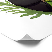 illustratie cartoon panda poster (Hoek)