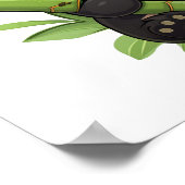 illustratie cartoon panda poster (Hoek)