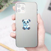 illustratie cartoon panda sticker (Telefoon)