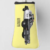 Illustratie cartoon politieauto golfheadcover (Draai 90)
