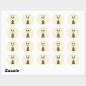 Illustratie CAT-tabel Ronde Sticker (Vel)