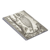 Illustratie Chameleon Skeleton Notitieboek (Rechterzijde)