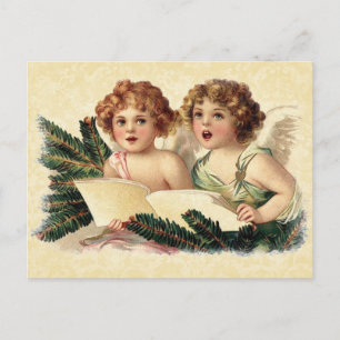 illustratie Cherubs Singing Briefkaart