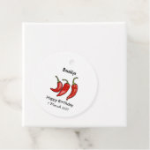 Illustratie Chili cartoon Bedankjes Labels (In situ)