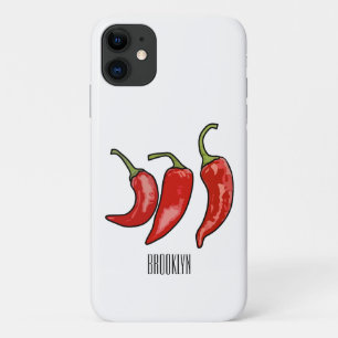 Illustratie Chili cartoon Case-Mate iPhone Case