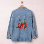 Illustratie Chili cartoon Denim Jacket (Hangar)