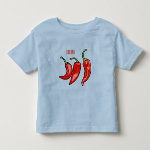 Illustratie Chili cartoon Kinder Shirts